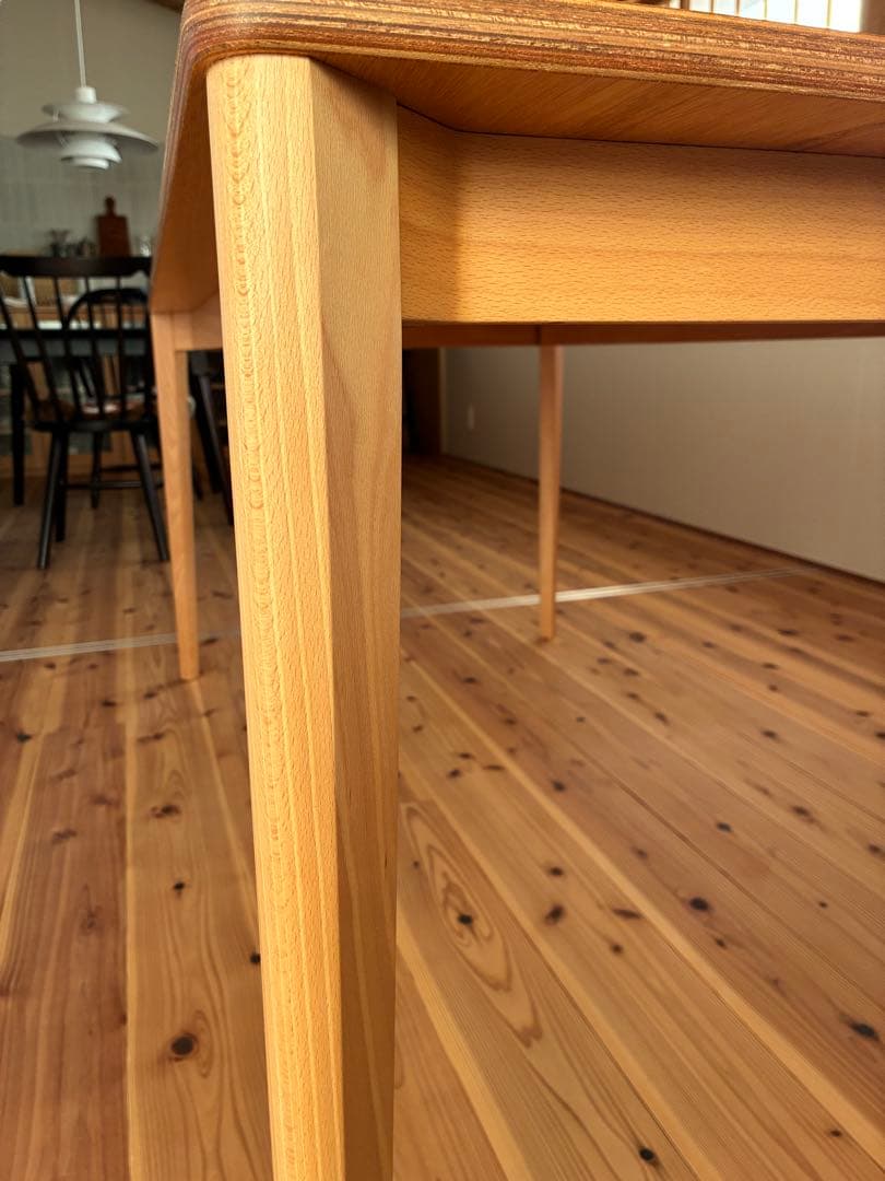 天童木工　水之江忠臣　ダイニングテーブル　グッドデザイン賞