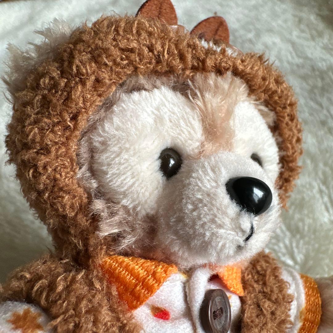 【限定】ダッフィー 秋のぼうけん ぬいぐるみバッジ