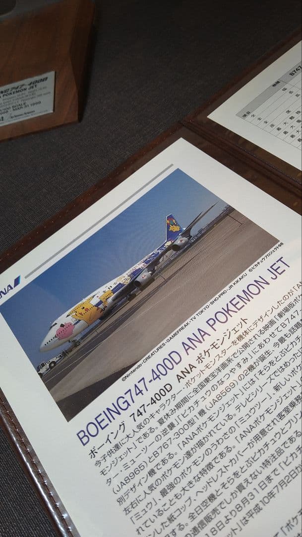 ポケットモンスター ボーイング747 模型 1/100