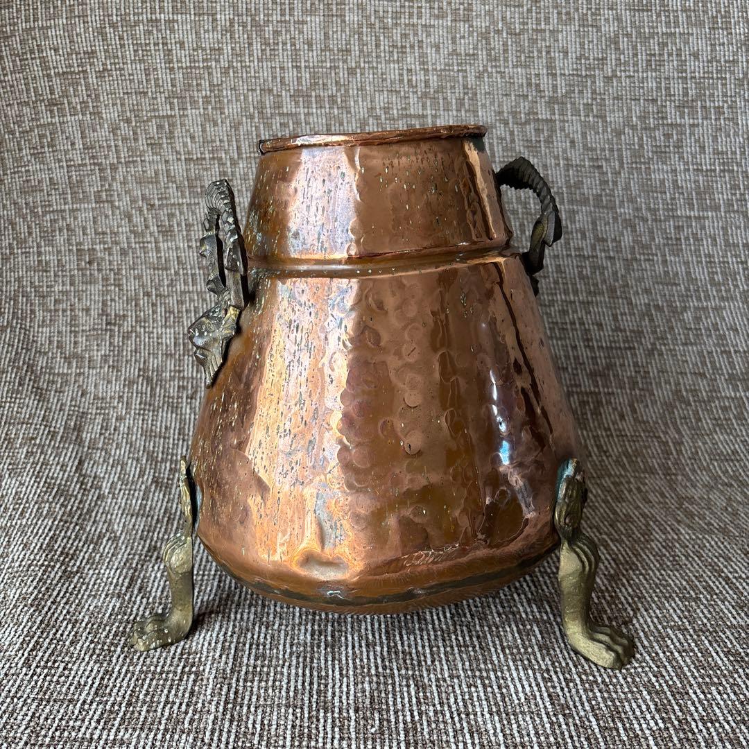 銅製ポット　桶　置物　古道具