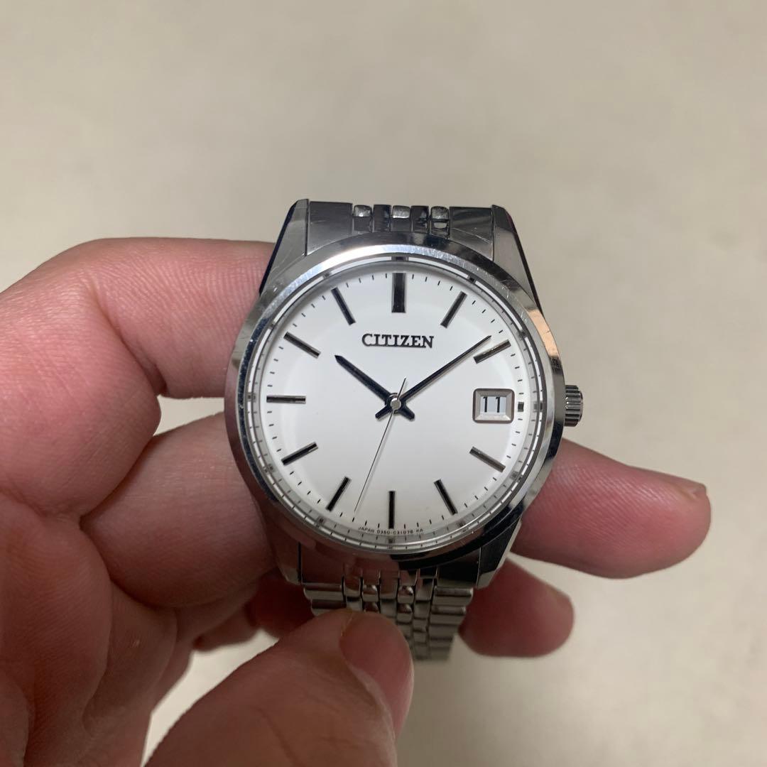 THE CITIZEN クォーツ腕時計 ホワイト　ジャンク