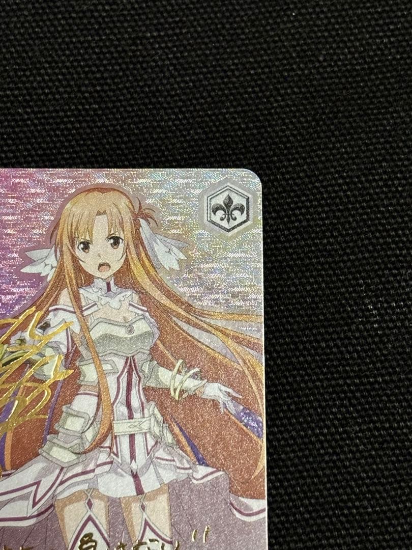 ヴァイス　折れぬ闘志アスナ　SP サイン　SAO ソードアートオンライン