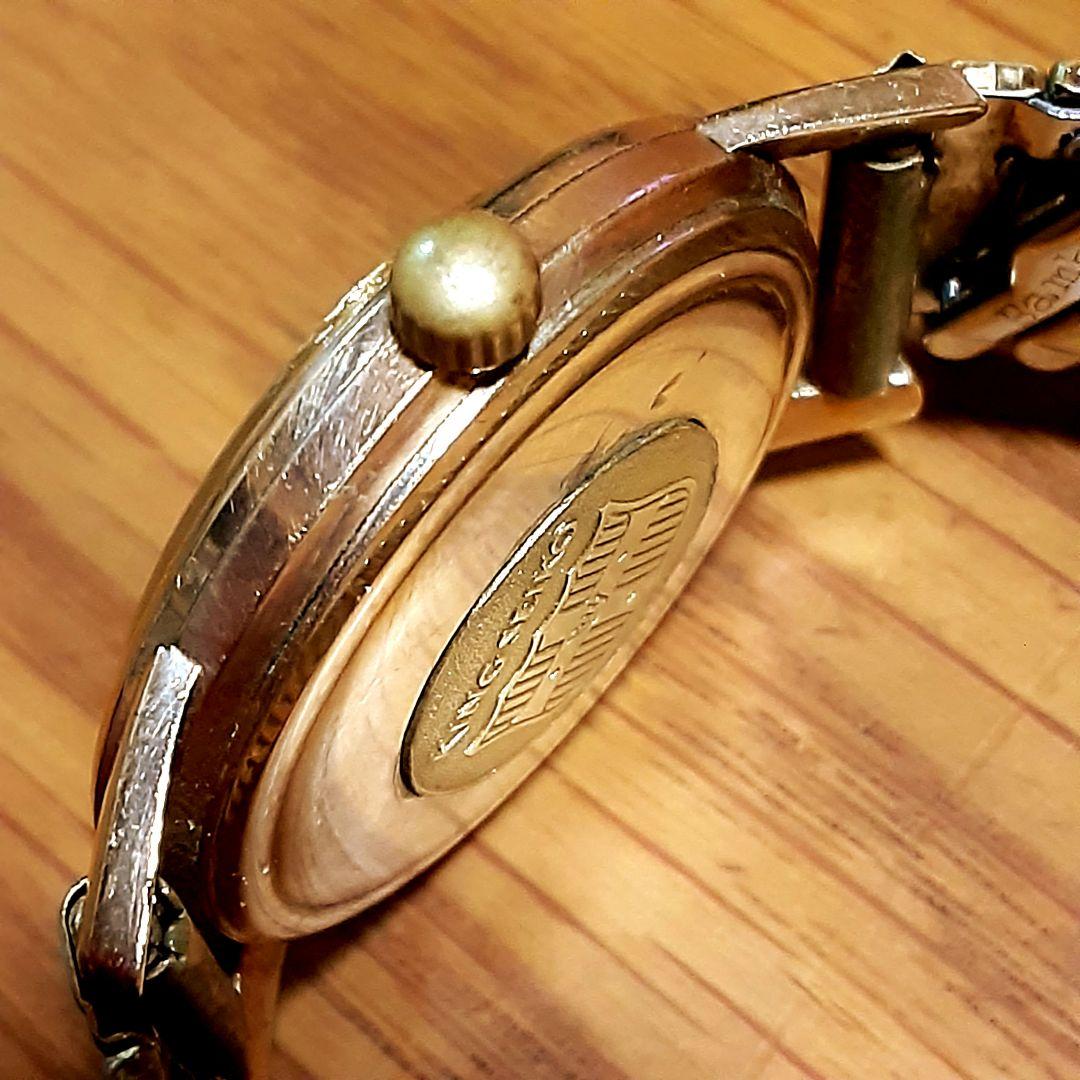 キングセイコー　ファースト　ゴールド 手巻きメンズ腕時計　稼働品