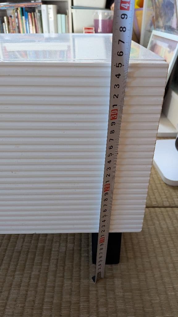 め*お様 ホワイト 木製 テレビ台 約120cm x 40cm め*お様