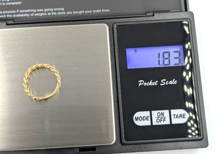 K18リング　指輪　キヘイリング