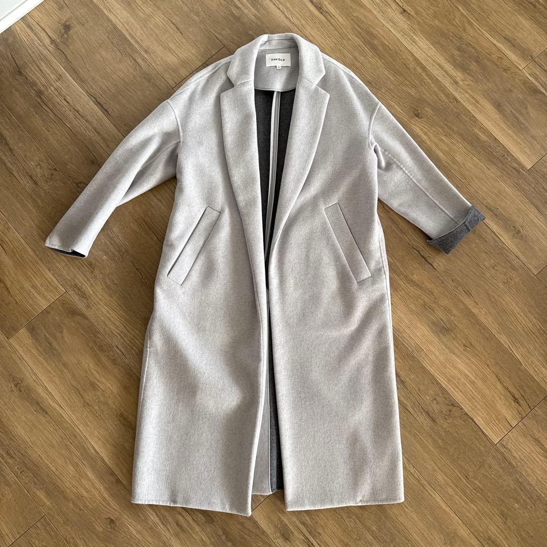 ENFOLD エンフォルド トップリバー チェスターコート 36 ENFOLD ウールリバー チェスターコート エンフォルド ENFOLD ウール