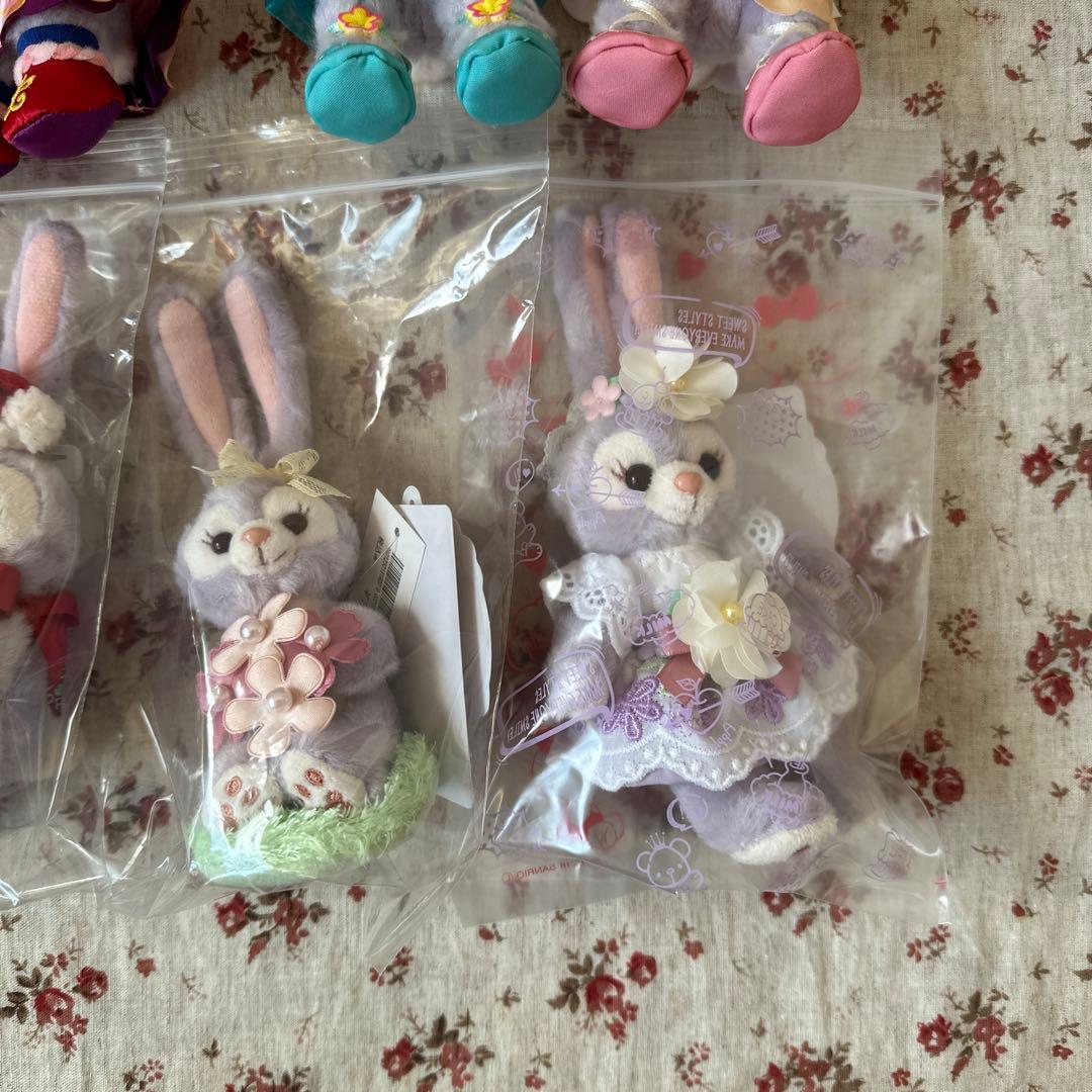 香港ディズニー＆シー❤️ステラルー ぬいぐるみバッジ・キーチェーン