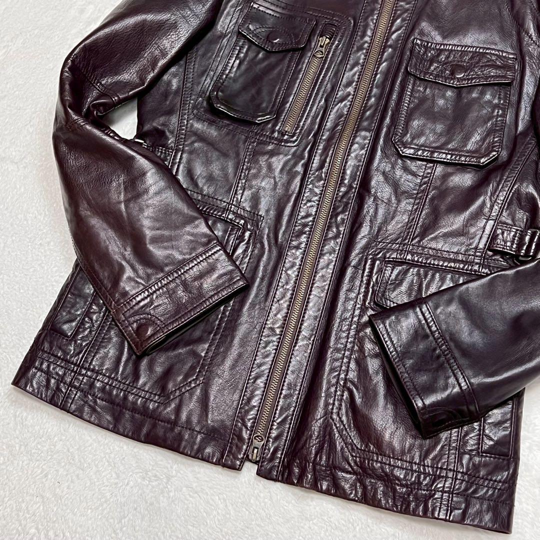 馬革 2way joseph homme レザージャケット ライダース ライナー