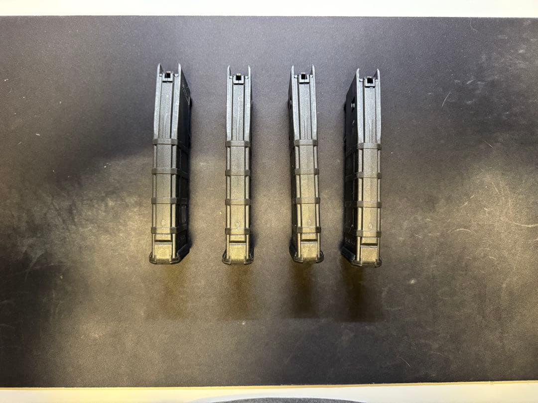 次世代電動ガン用 ブラックマガジン 4個セット