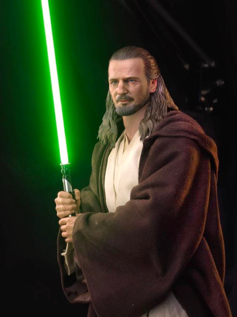 【世界限定10体】ホットトイズ スターウォーズ クワイガンジン カスタムヘッド版