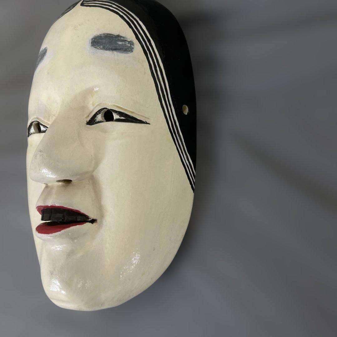 能面 小面 檜 木製能面 - メルカリ