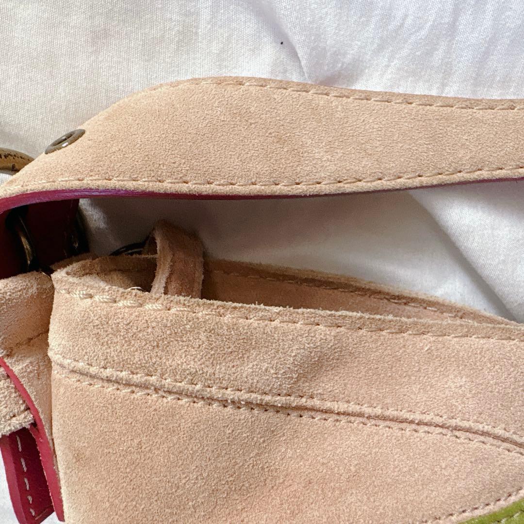 バッグ Vintage COACH Flower Patch Work Mini Bag