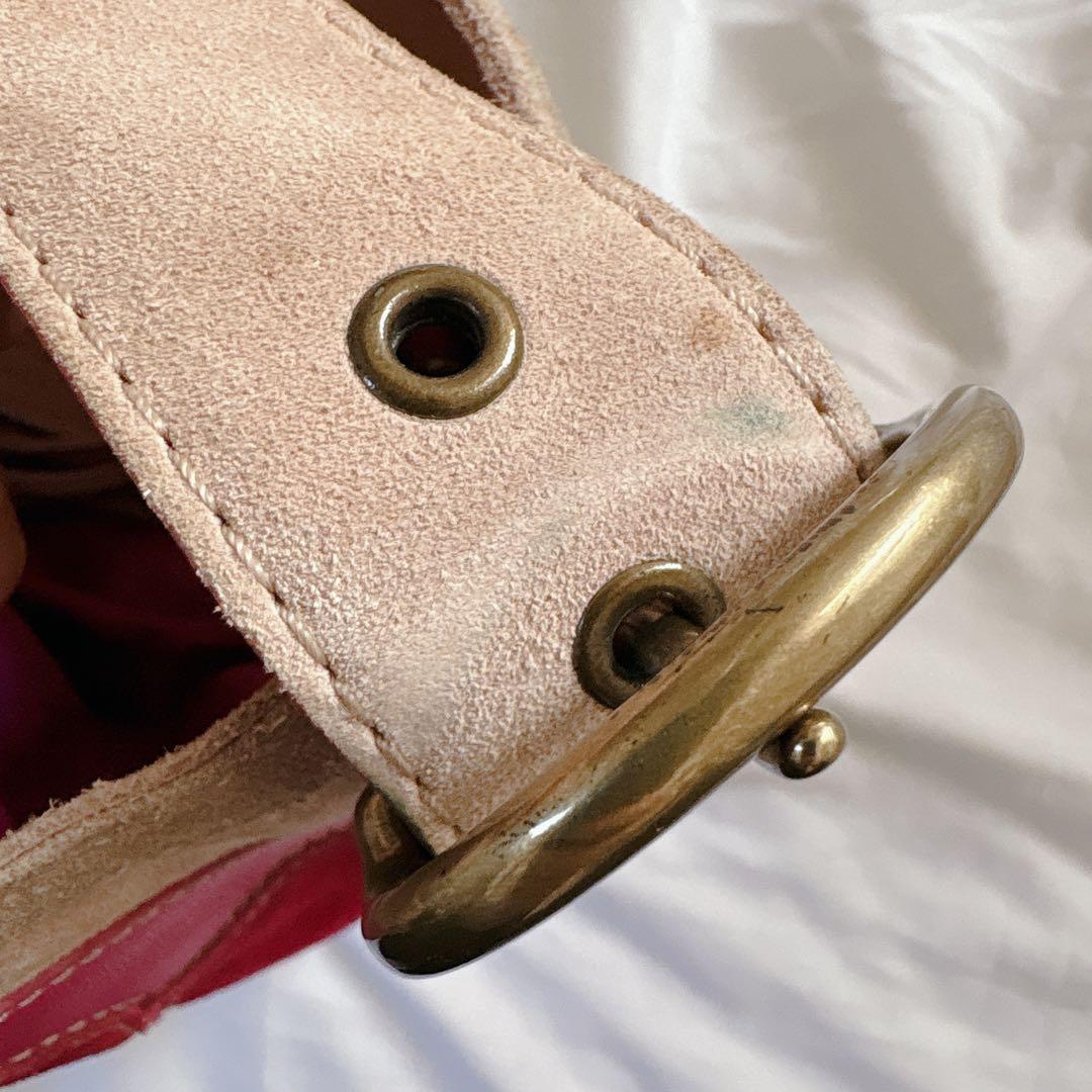 バッグ Vintage COACH Flower Patch Work Mini Bag