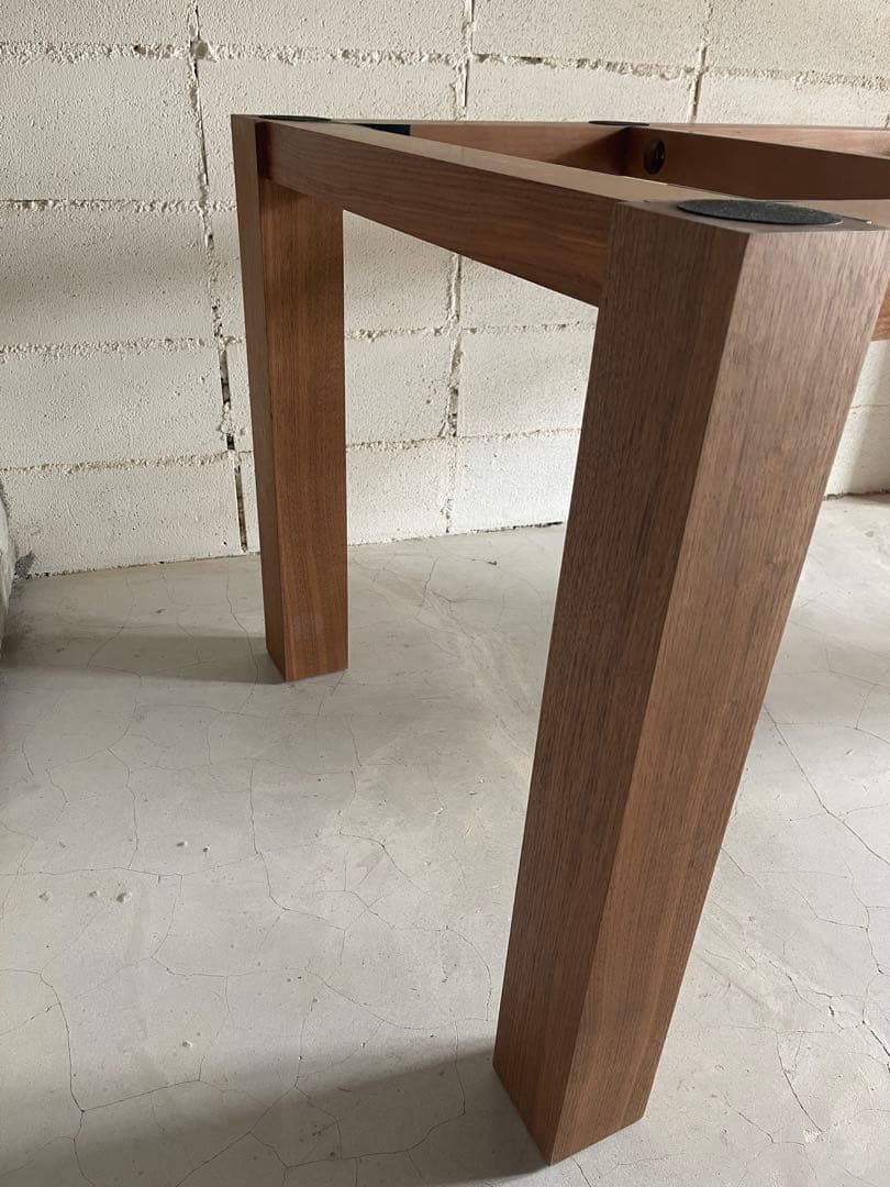 美品　御影石 × ウォールナット　ダイニングテーブル　ソングドリーム　160