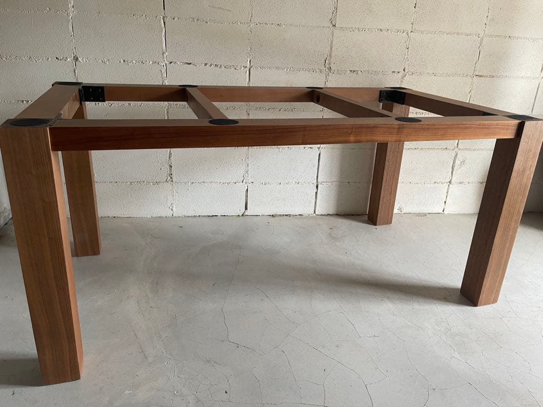 美品　御影石 × ウォールナット　ダイニングテーブル　ソングドリーム　160