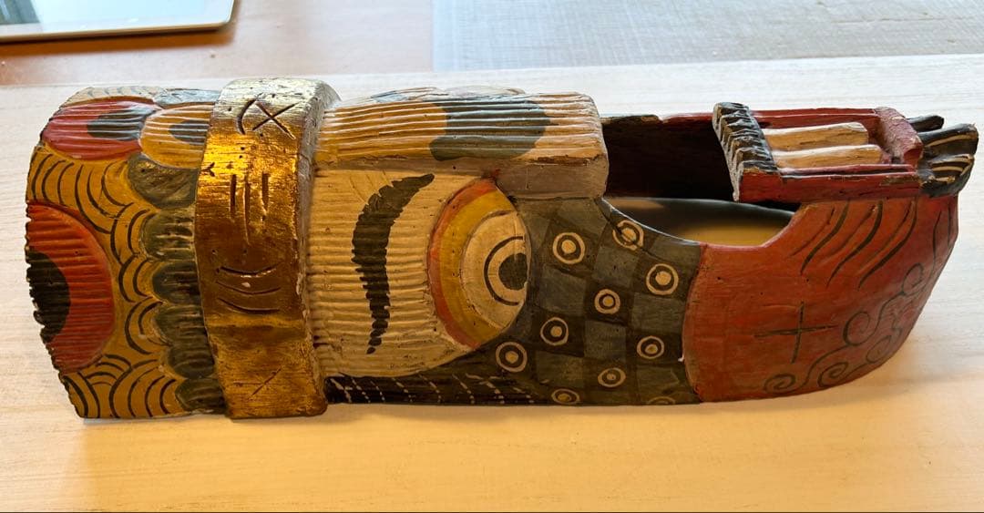 ヴィンテージマスク お面 インドネシア 木彫り