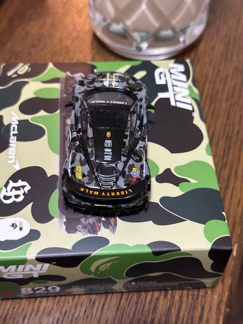 BAPE X LBWK GT ABC CAMO MCLARREN 720S開封品