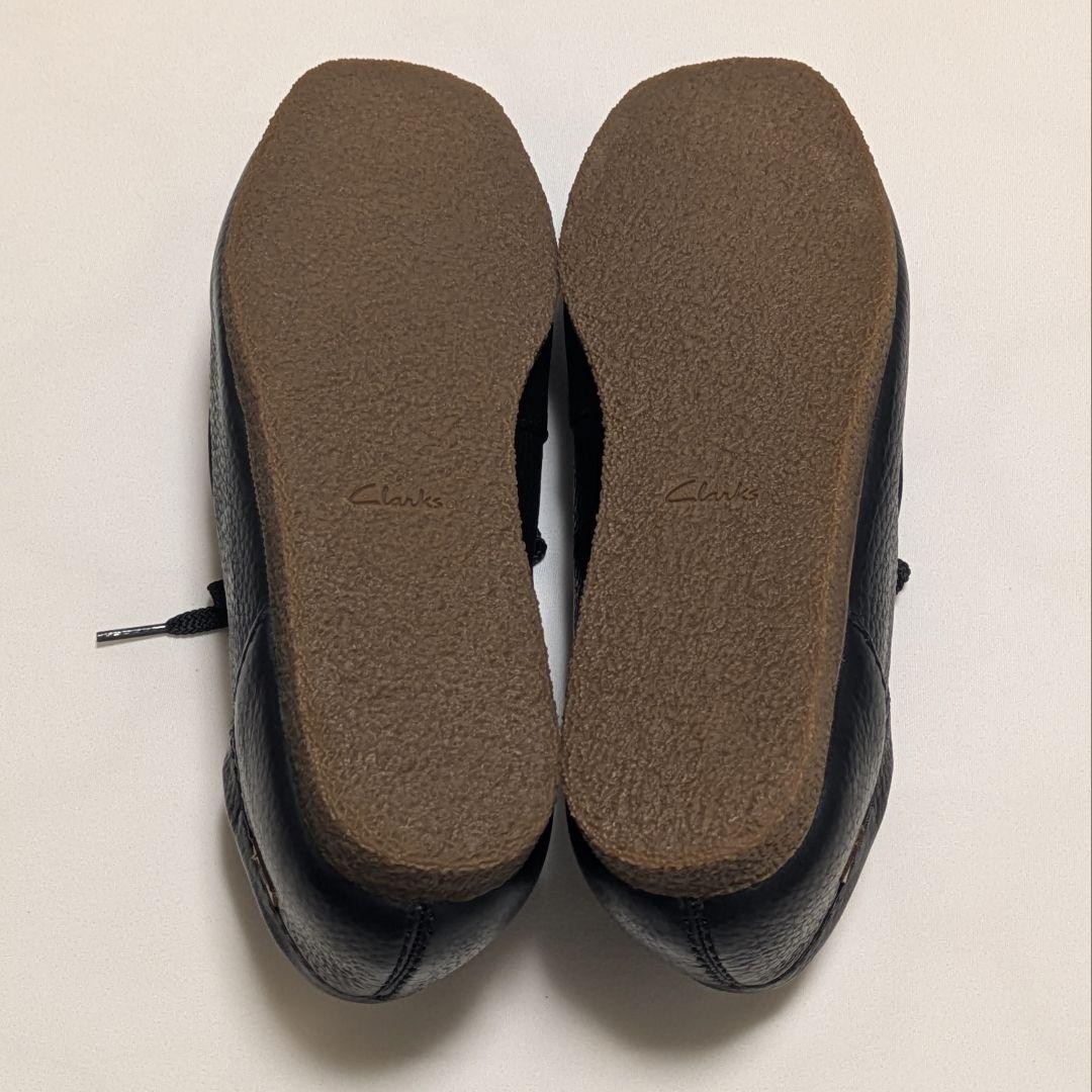 未使用 Clarksコレクション ワラビー シェイカーIIラン 黒 UK8.5