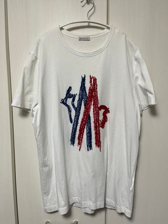 モンクレール 刺繍 Tシャツ Lサイズ