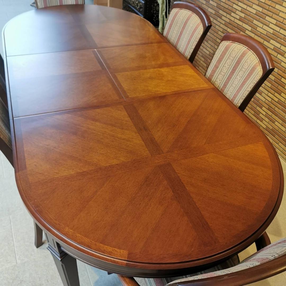 ※テーブル単体♥美品　マルニ木工　地中海ダイニングセット　伸長式テーブル