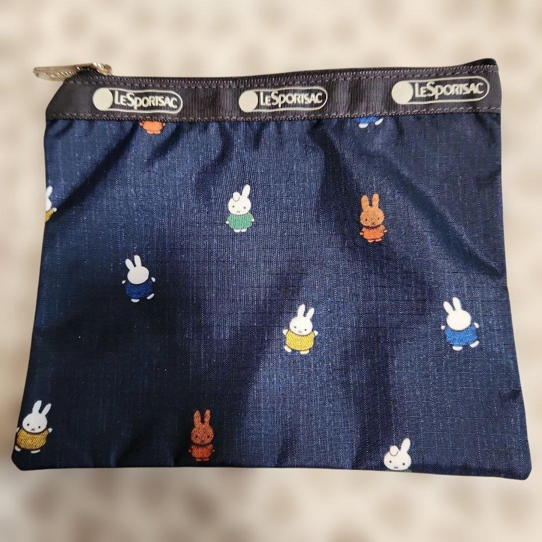 【新品未使用】LeSportsac ネイビー ショルダーバッグ ミッフィーコラボ