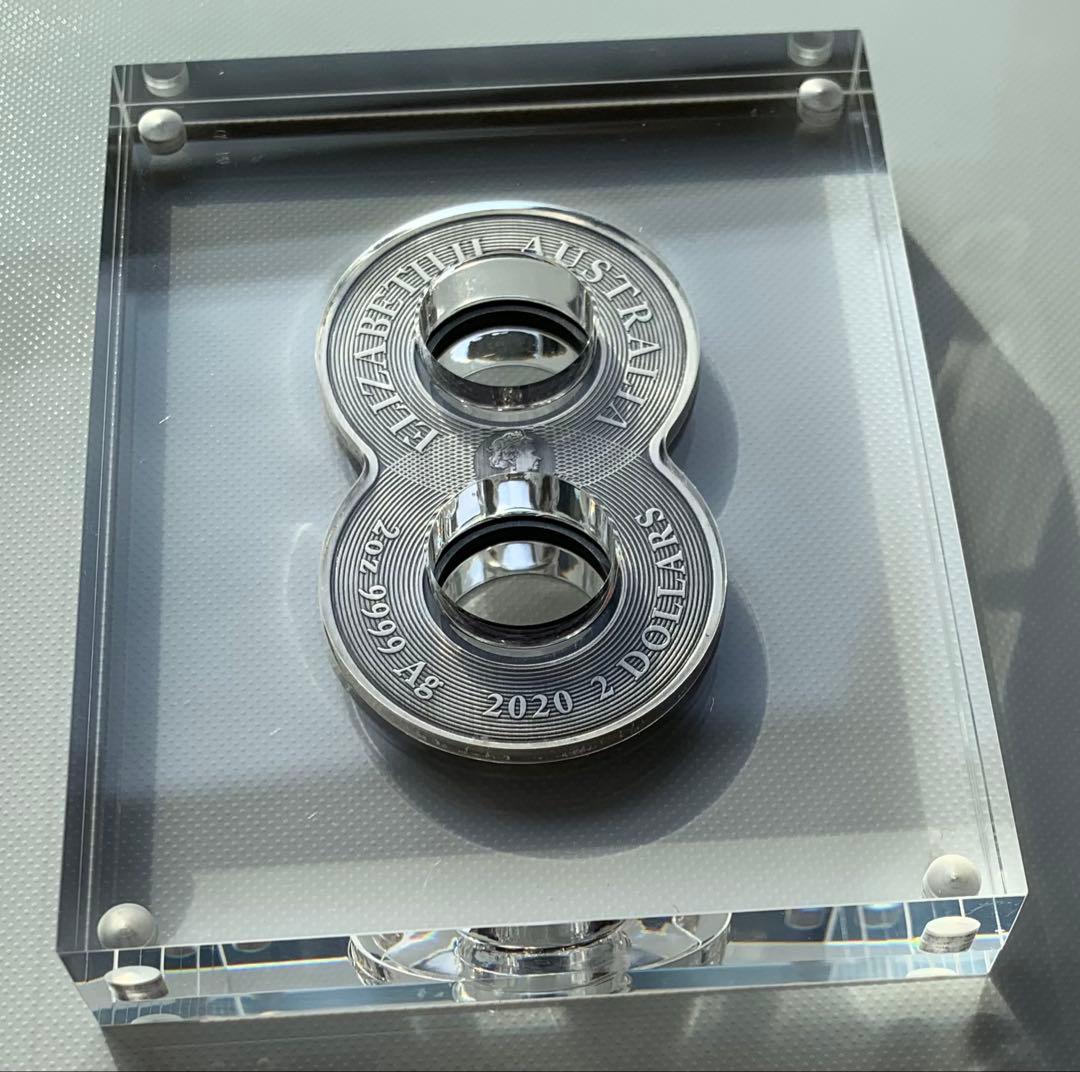 ドラゴンフェニックスエイトフィギュア2オンス銀貨 パースミント 金