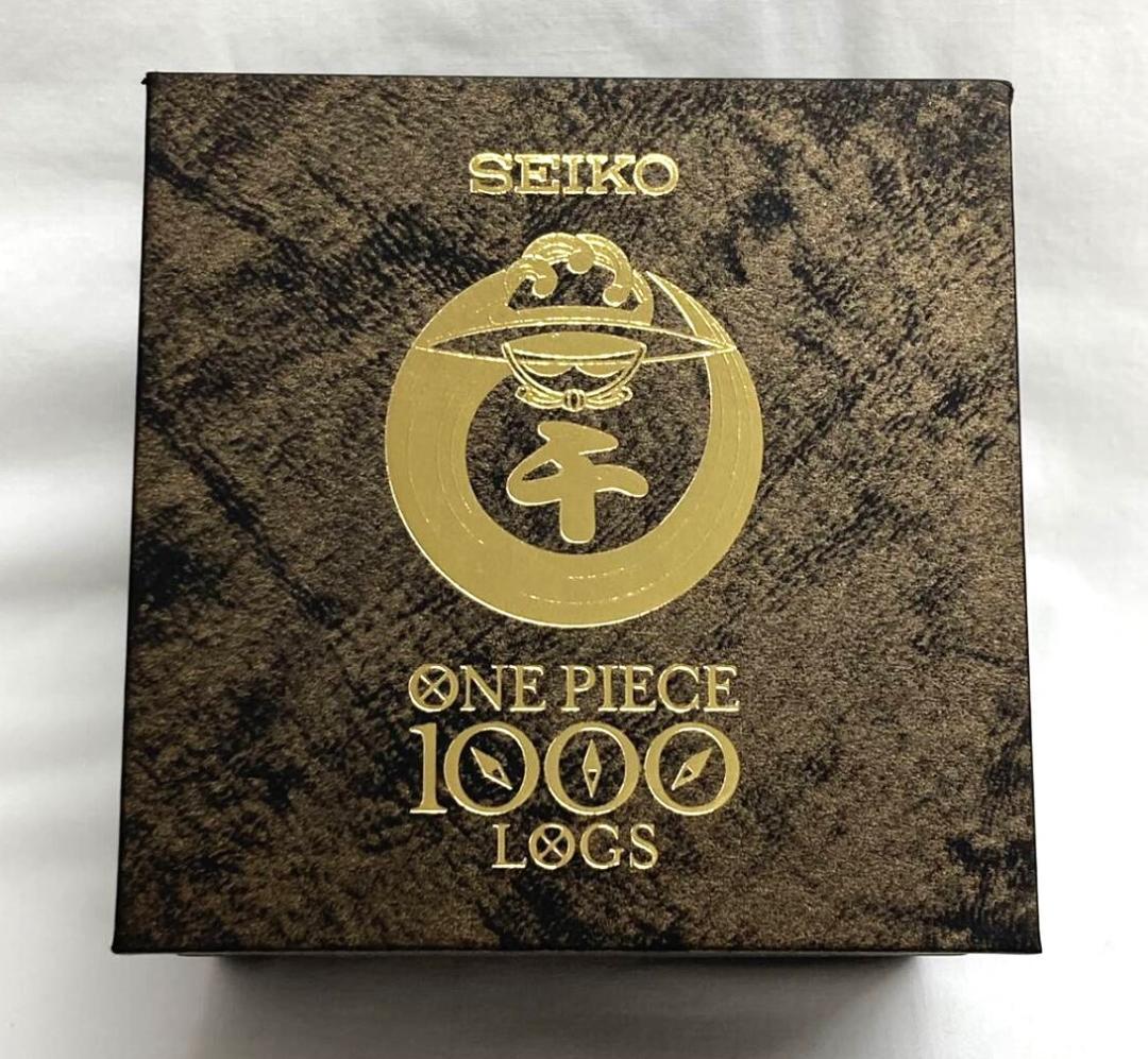 ▲未使用 5000本限定 SEIKO ONE PIECE 1000話記念クオーツ
