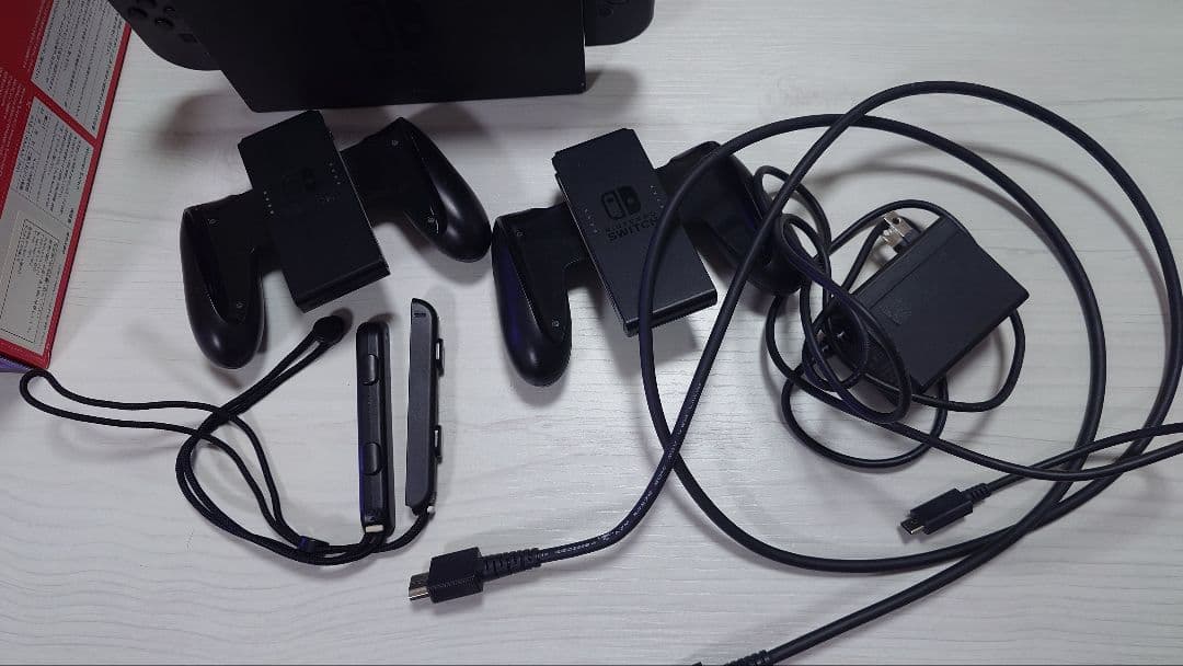 Nintendo Switch グレー 本体 付属品すべて　セット　おまけ付き