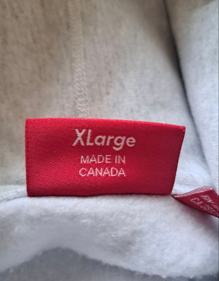 Supreme グレー パーカー XL