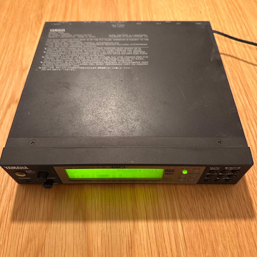 Yamaha MU80 音源 ハードウェア音源 現状品 MIDI DTM YAMAHA MU80 MIDI音源 DTM Yamaha MU80