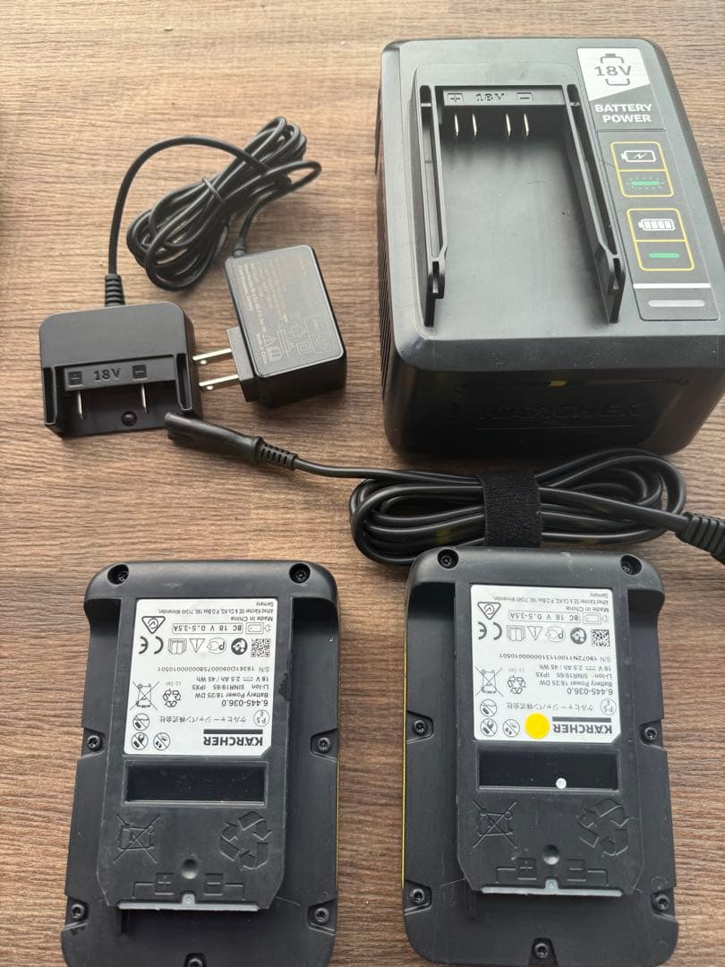 KHB-5 高圧洗浄機 ⭐️急速充電器追加⭐️予備バーテリ デッキ