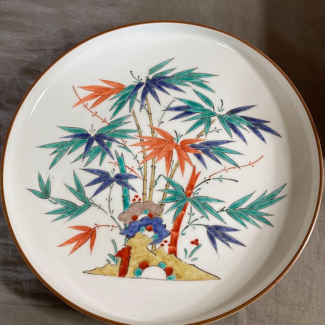 柿右衛門】赤絵の伝統 日本名窯 人間国宝 十三代酒井田柿右衛門作 錦竹