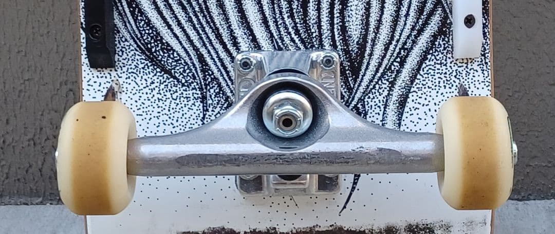 independent 149 チタニウム　bones トラック　ウィール