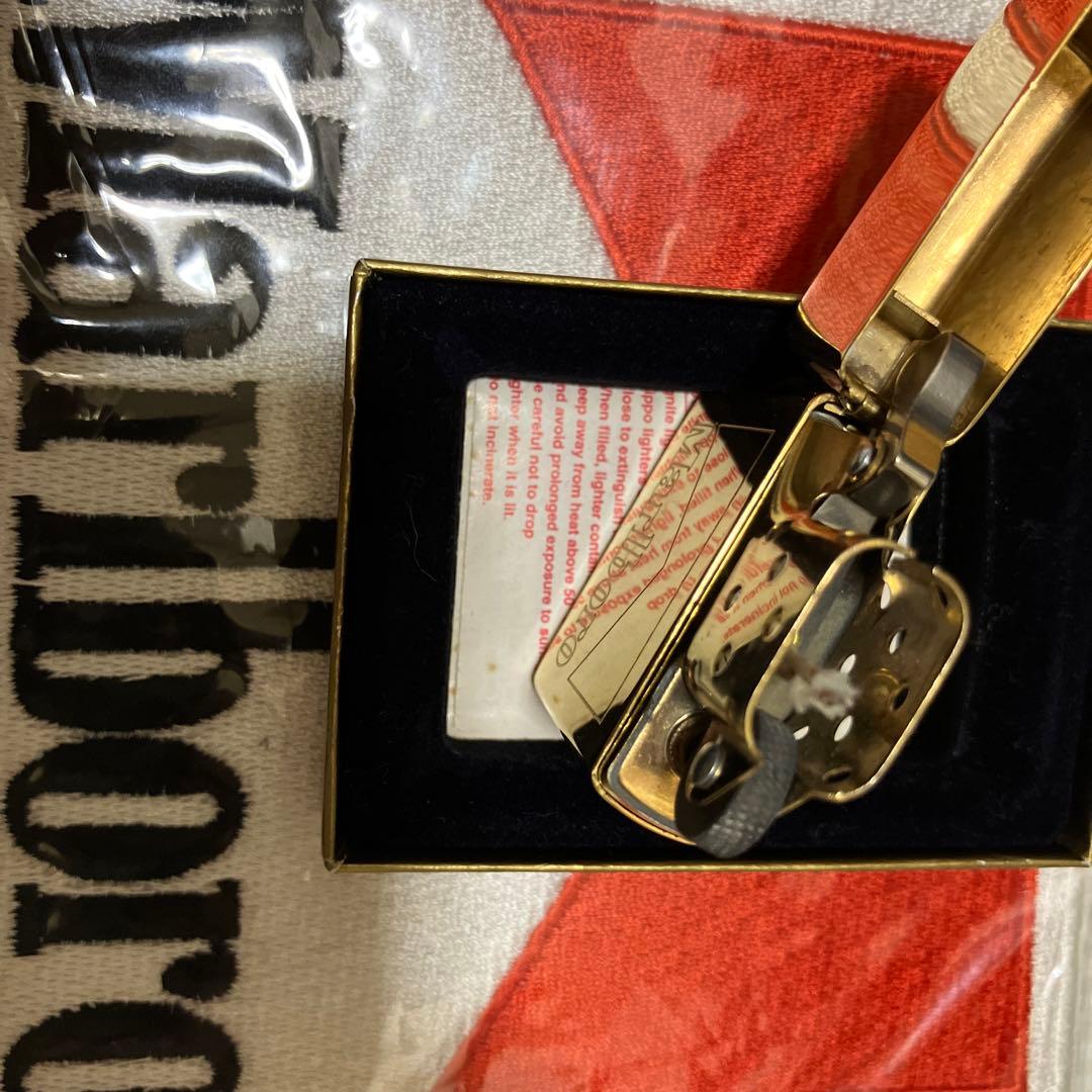 マルボロジッポーZIPPOゴールドブラス