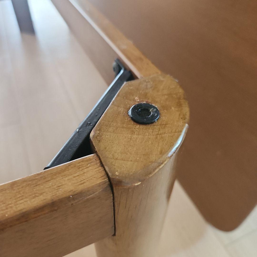 木製ブラウンこたつ約1200×800×400