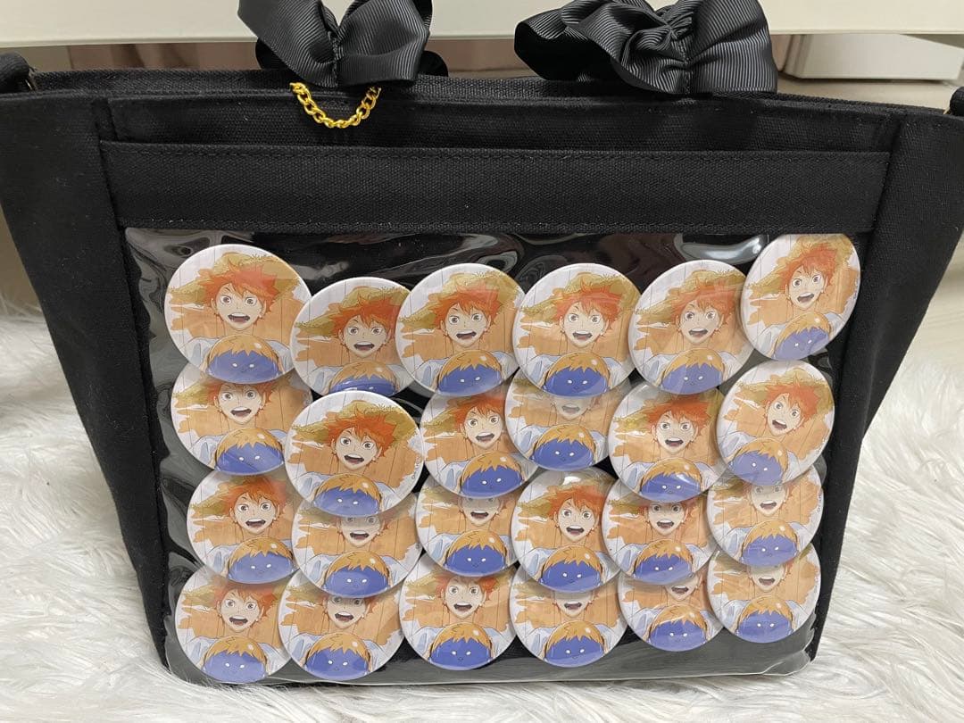 ハイキュー！！ 日向翔陽 文房具カフェ 缶バッジ 痛バッ