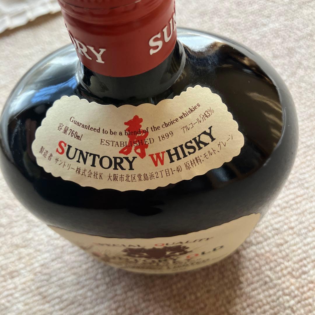 サントリーオールドウイスキー特級寿 760ml 86proof麦穂ラベル未開封