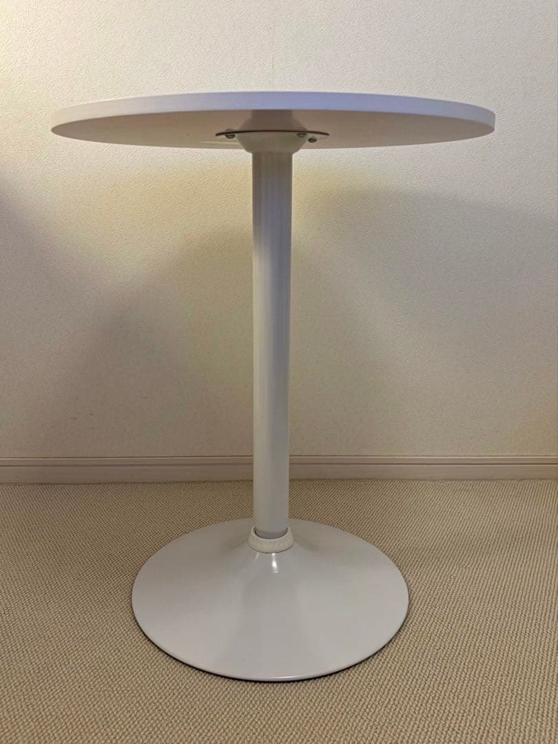 カフェテーブル 丸型 白