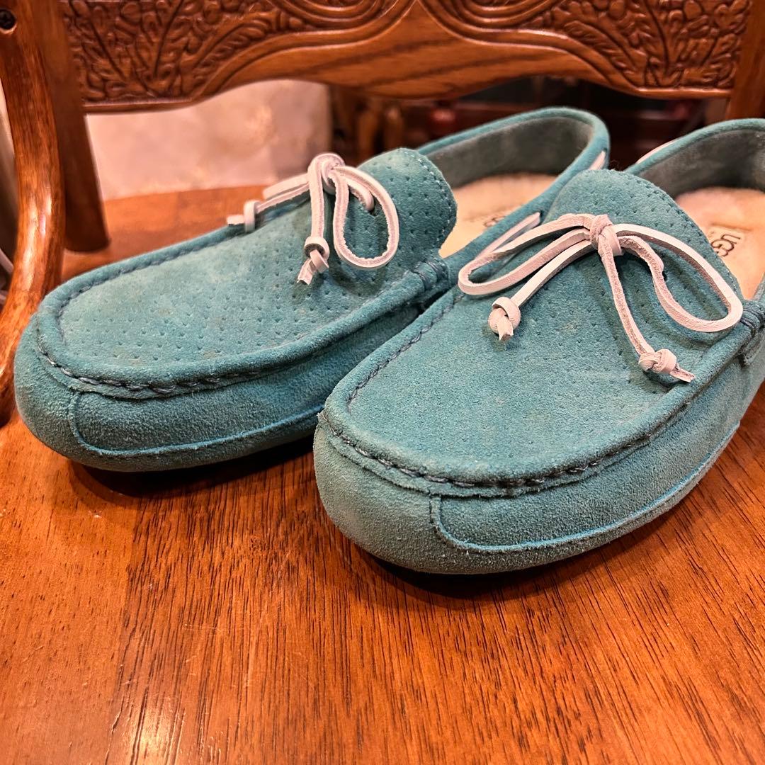 【極美品】UGG M CHESTER 26㎝UGG ターコイズ モカシン