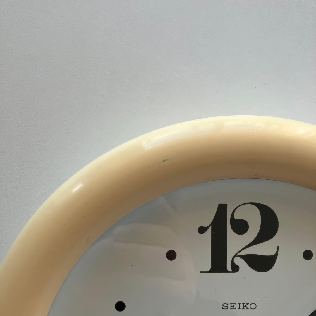 馬場雄二　タイポグラフ　SEIKO 掛時計　ミッドセンチュリー　ポストモダン