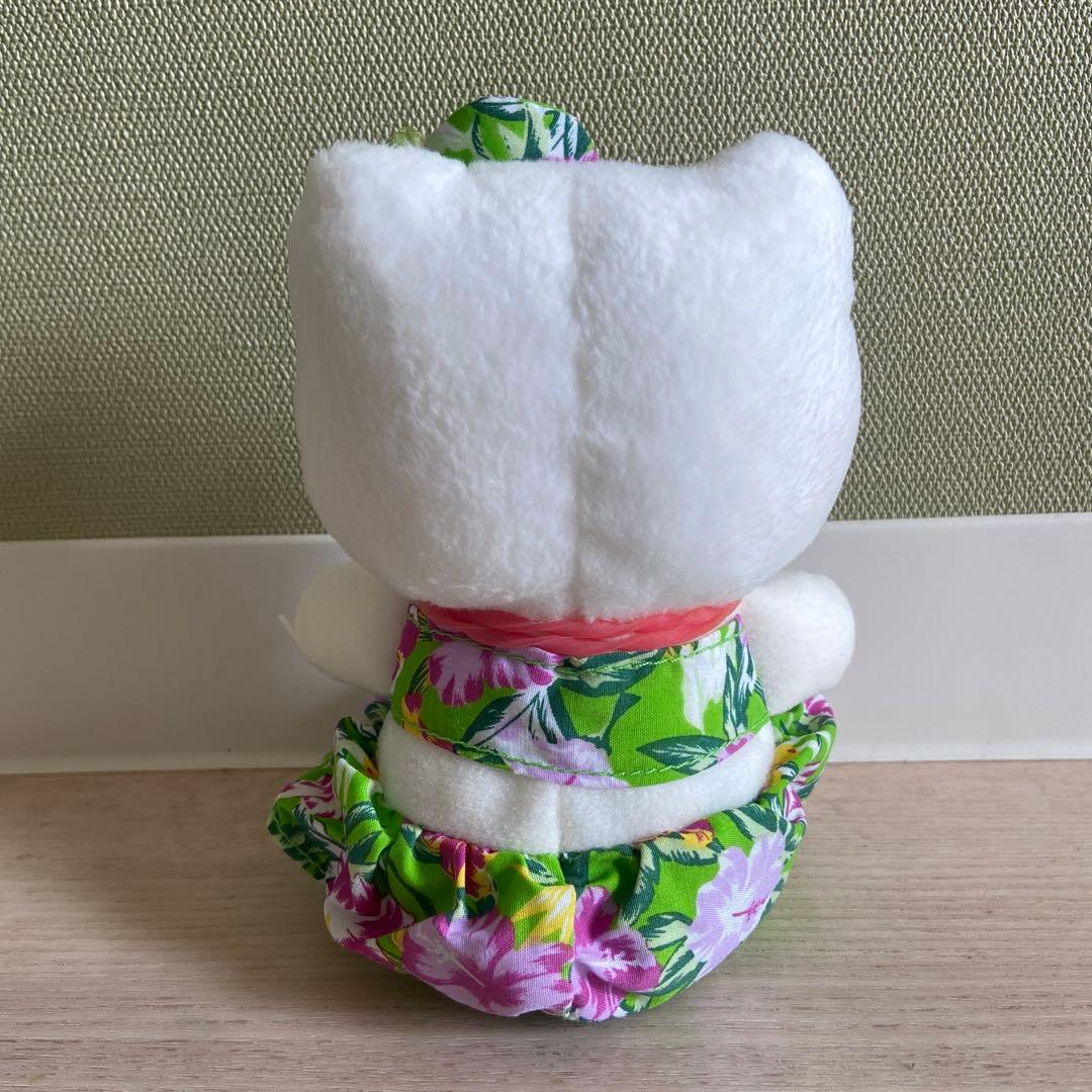 サンリオ　ハワイアンハローキティ ぬいぐるみ　当時物　平成レトロ　非売品　グッズ