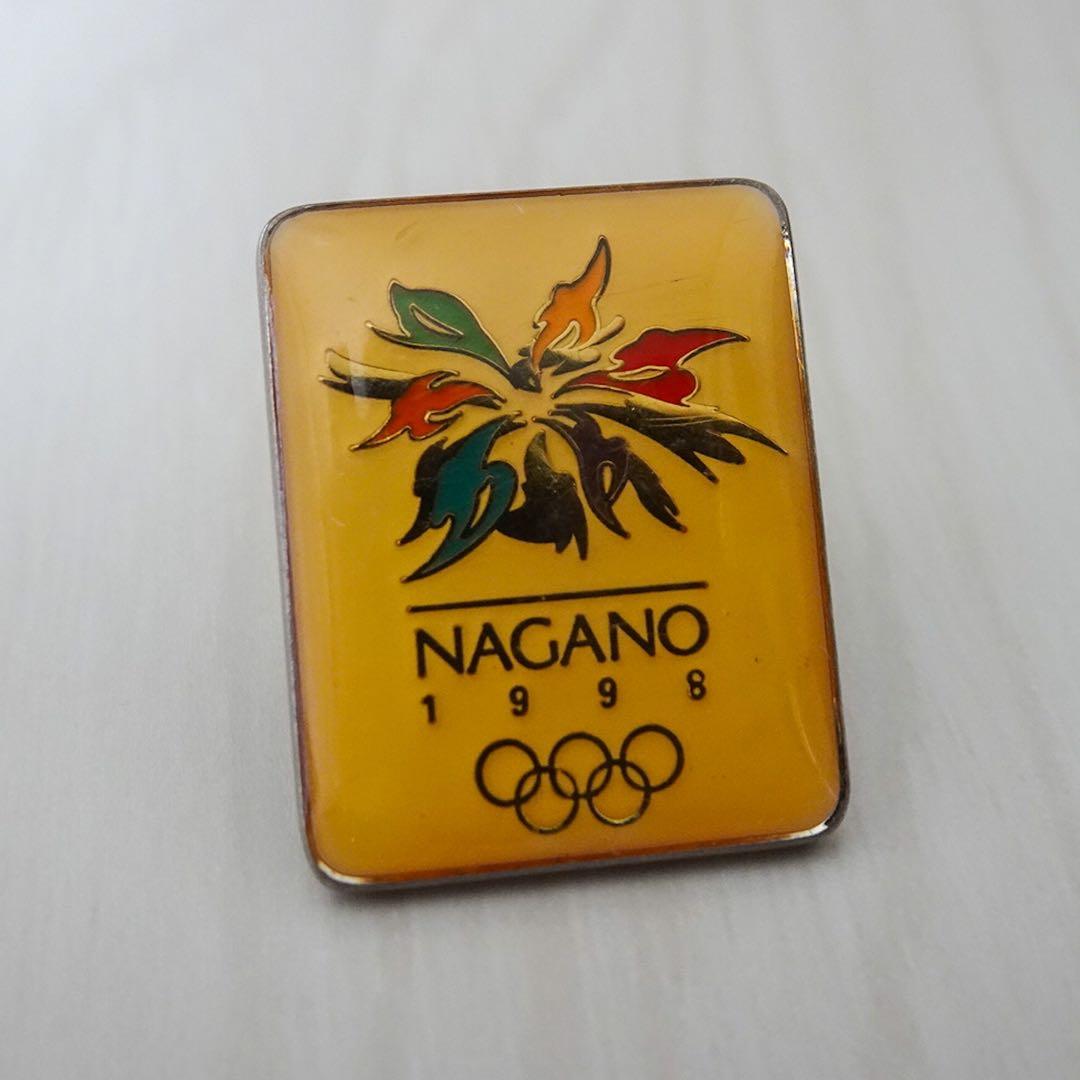 本物！1998長野オリンピックピンバッジ/テレビ信州