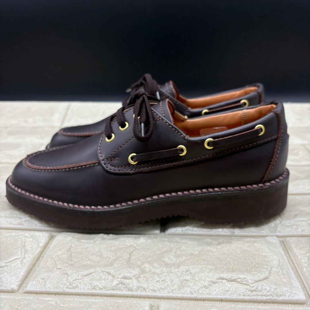 【未使用級】リーガルウォーカー 3アイレットモカ 604 24.5 訳あり 濃茶