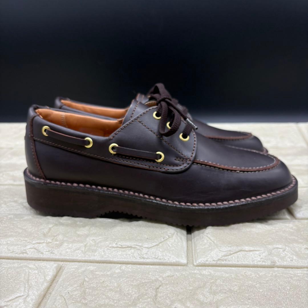 【未使用級】リーガルウォーカー 3アイレットモカ 604 24.5 訳あり 濃茶