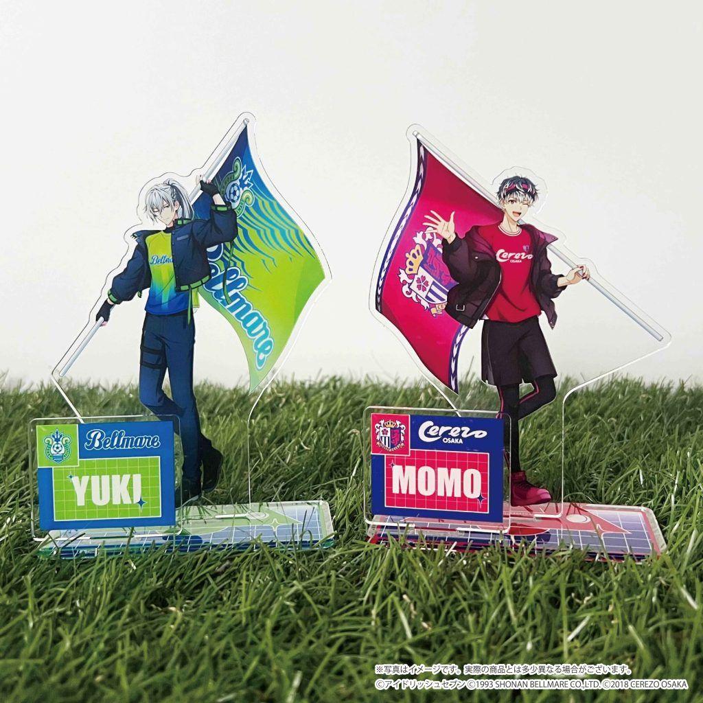 サッカーコラボ アイナナ Re:vale モモ ユキ アクリルスタンド セット