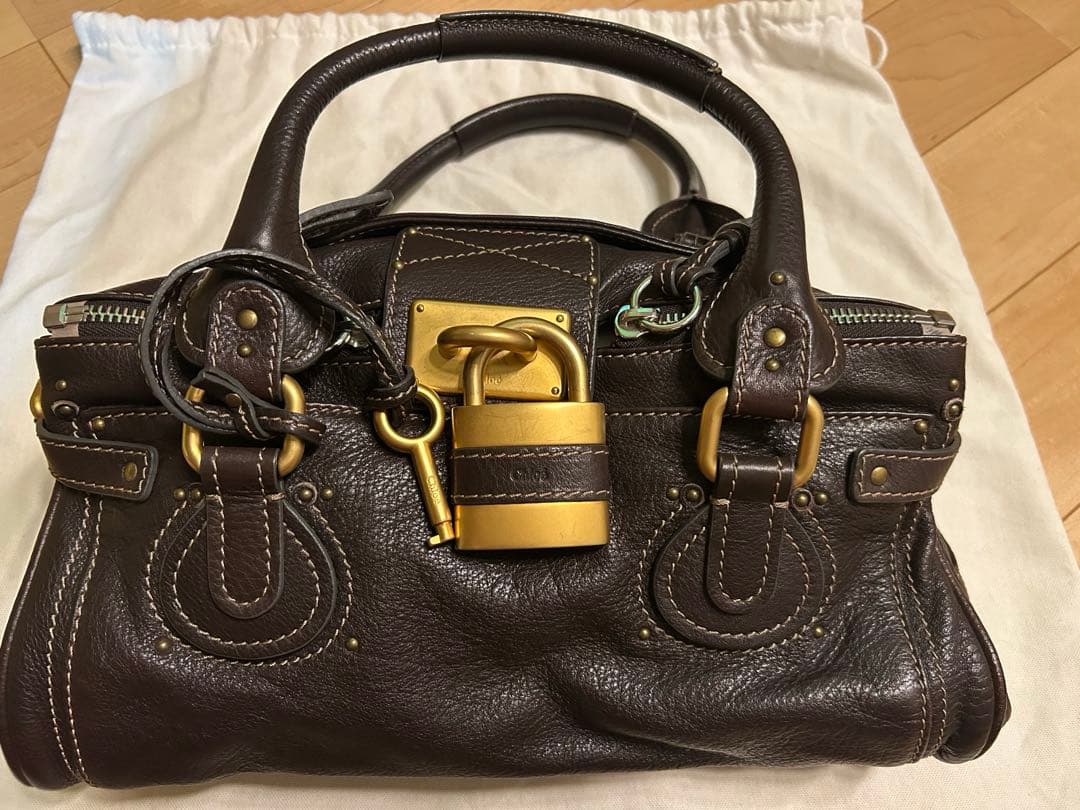 Chloé クロエダークブラウン パディントン