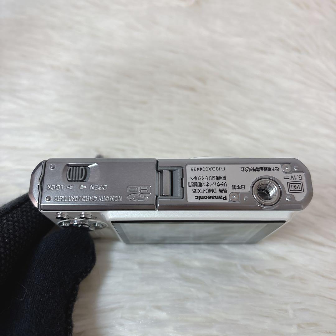 美品】 Panasonic LUMIX FX35 ホワイト 付属品付 - メルカリ