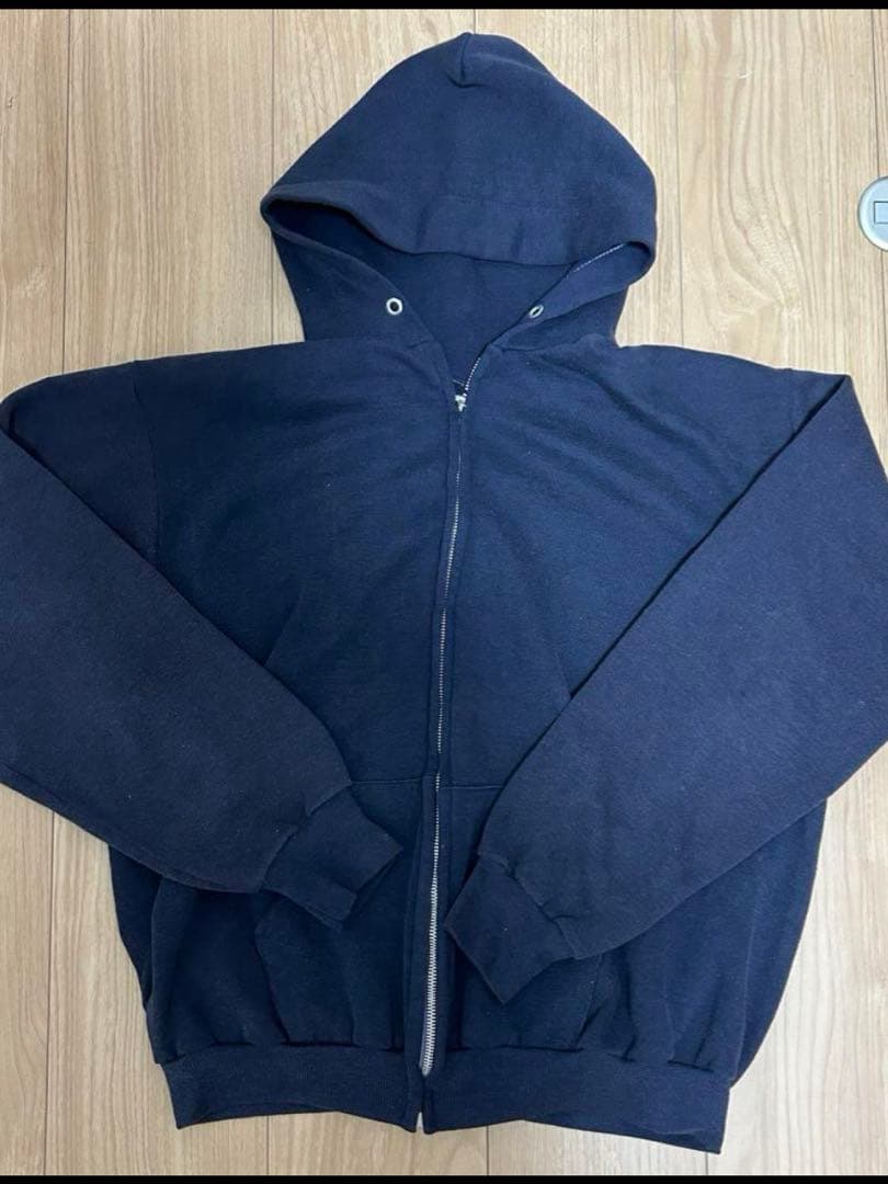 SEARS スウェットジップパーカー片爪 茄子紺 60s US vintage