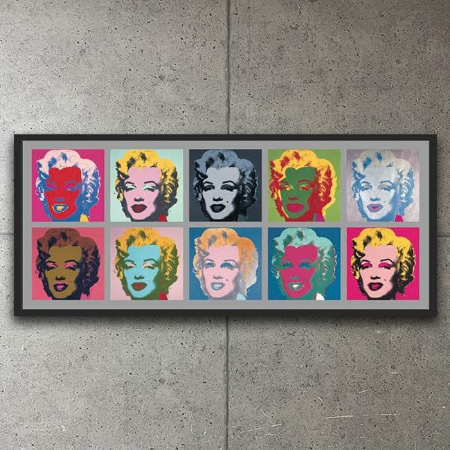 額装済/Ten Marilyns 1967/アンディ ウォーホル  資本主義