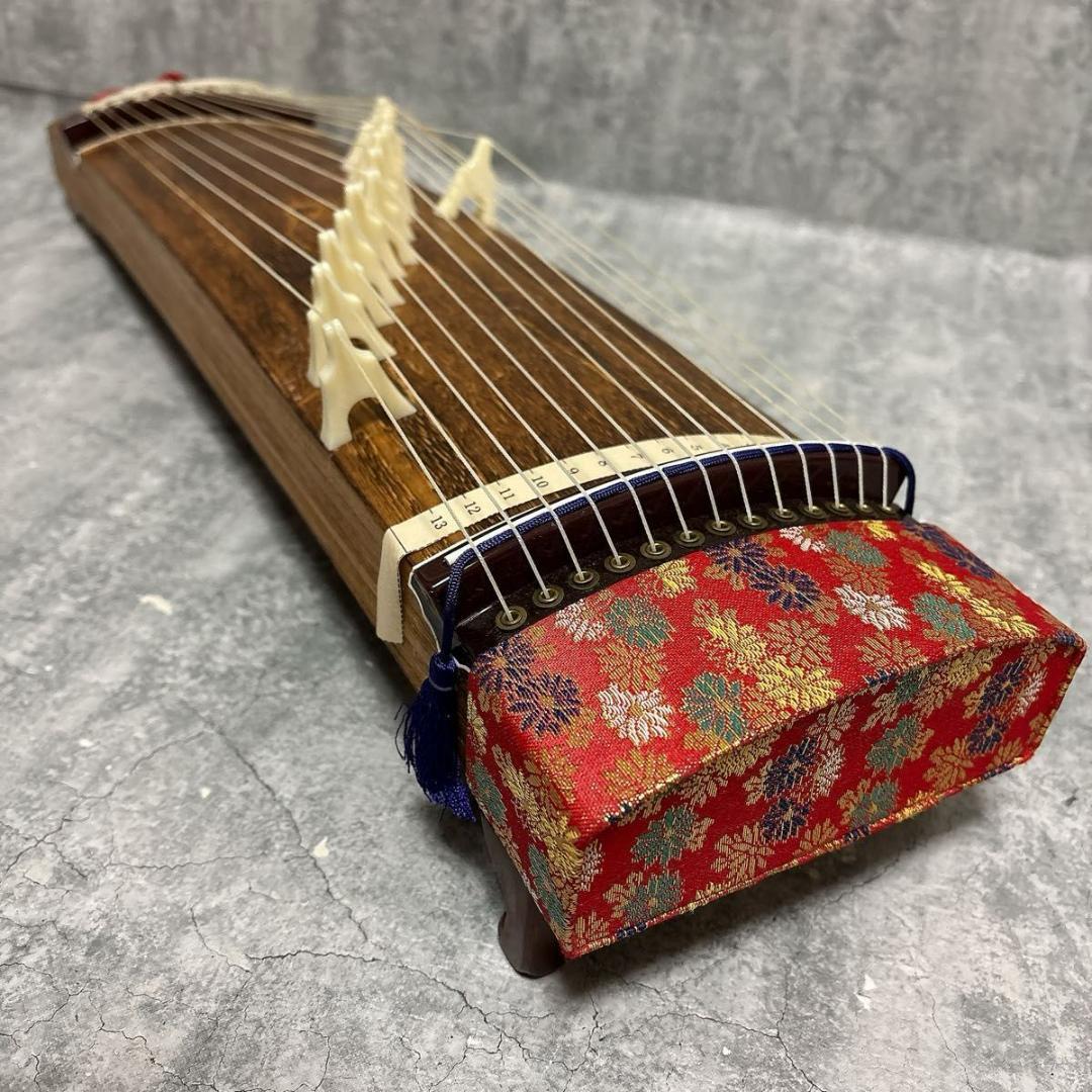 良品】 中琴 ミニ琴 箏 弦楽器 13弦 和楽器 送料無料 匿名配送